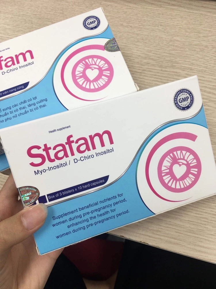 Viên uống Stafam hỗ trợ tăng khả năng thụ thai cho phụ nữ - Bổ sung Vitamin E, Coenzym Q10 và Acid Folic cho sức khỏe sinh sản