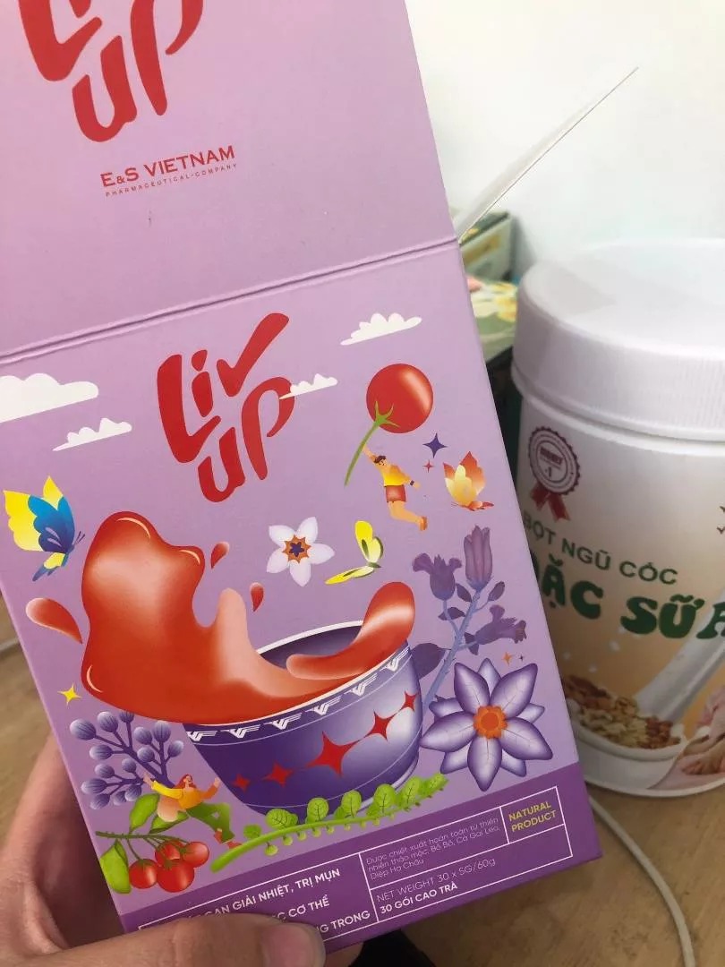 Cao Trà LivUP - Giải Độc Gan, Mát Gan, Hỗ Trợ Thanh Lọc Cơ Thể - Trà Thảo Mộc Nguyên Chất E&S Việt Nam, Hương Vị Thơm Ngon