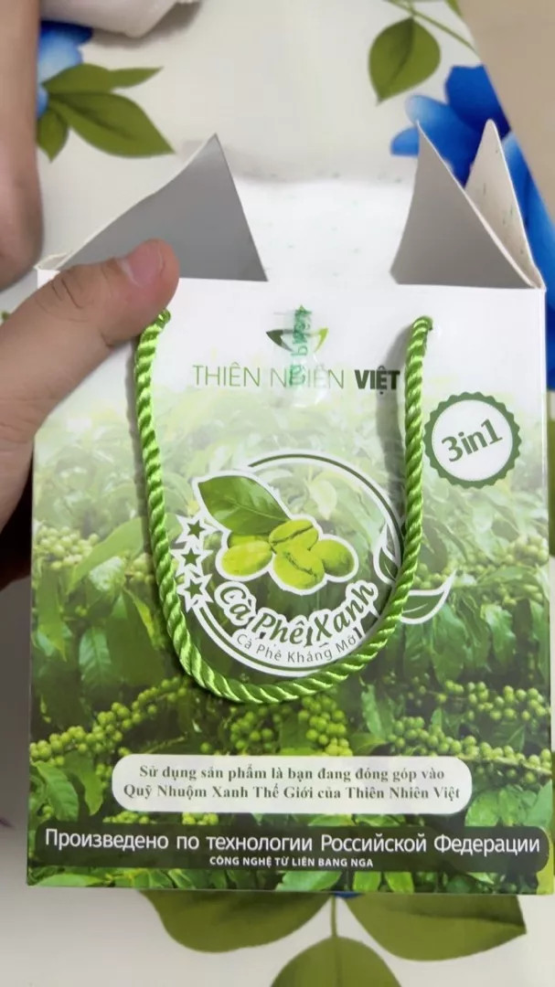Cà Phê Hỗ Trợ Giảm Cân Thiên Nhiên Việt - Giúp Tăng Trao Đổi Chất, Tăng Tiêu Thụ Chất Béo - Gói Hòa Tan Thơm Ngon Dễ Dùng