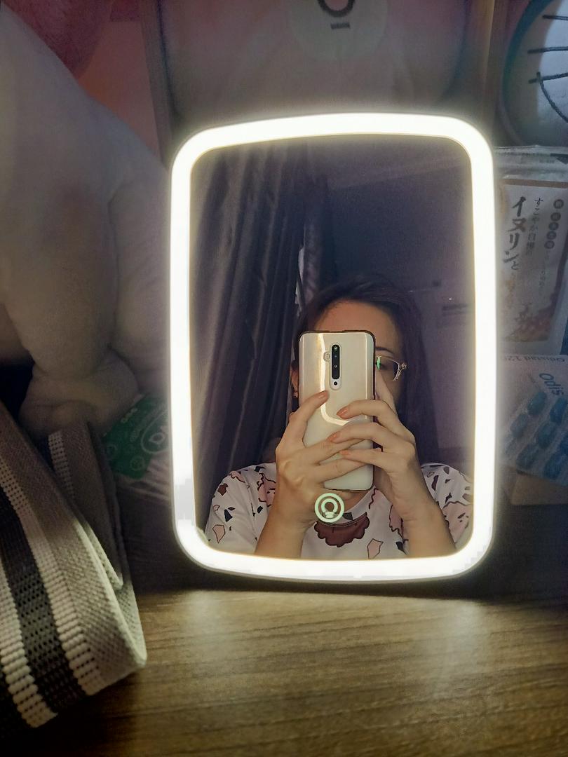 Gương Gập Trang Điểm Có Đèn LED Xiaomi Jordan Judy - Thiết Kế Nhỏ Gọn, Chất Liệu Cao Cấp, Thích Hợp Để Bàn, Dễ Dàng Mang Theo