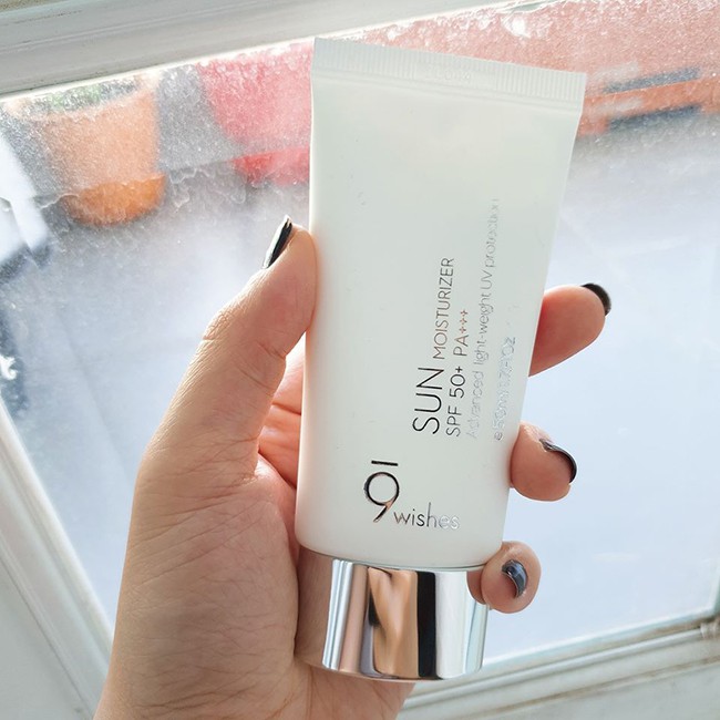 Kem Chống Nắng Cấp Ẩm 9Wishes Sun Moisturizer SPF50/PA+++ - Bảo Vệ Da Tối Ưu, Dưỡng Ẩm Tự Nhiên, Phù Hợp Mọi Loại Da