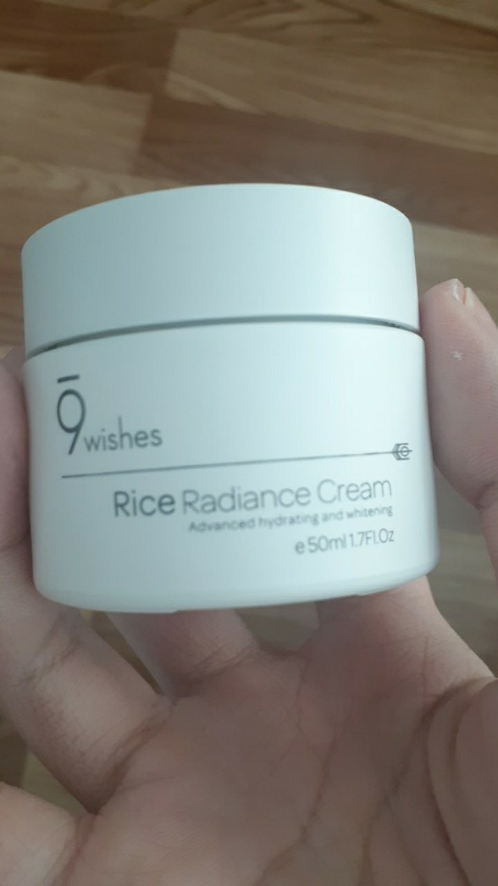 Kem Dưỡng Ẩm Sáng Da 9Wishes Rice Radiance Cream 50ml - Chiết Xuất Gạo Lên Men, Dưỡng Ẩm Tự Nhiên, Da Căng Mịn, Sáng Khỏe