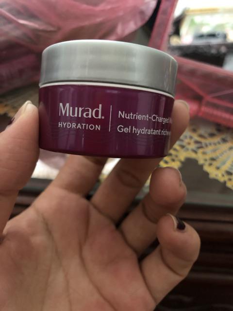 Gel Dưỡng Ẩm Murad Nutrient-Charged Water Gel 50ml - Giúp Cấp Ẩm, Khóa Ẩm và Duy Trì Độ Ẩm Cho Da Mềm Mịn, Căng Bóng