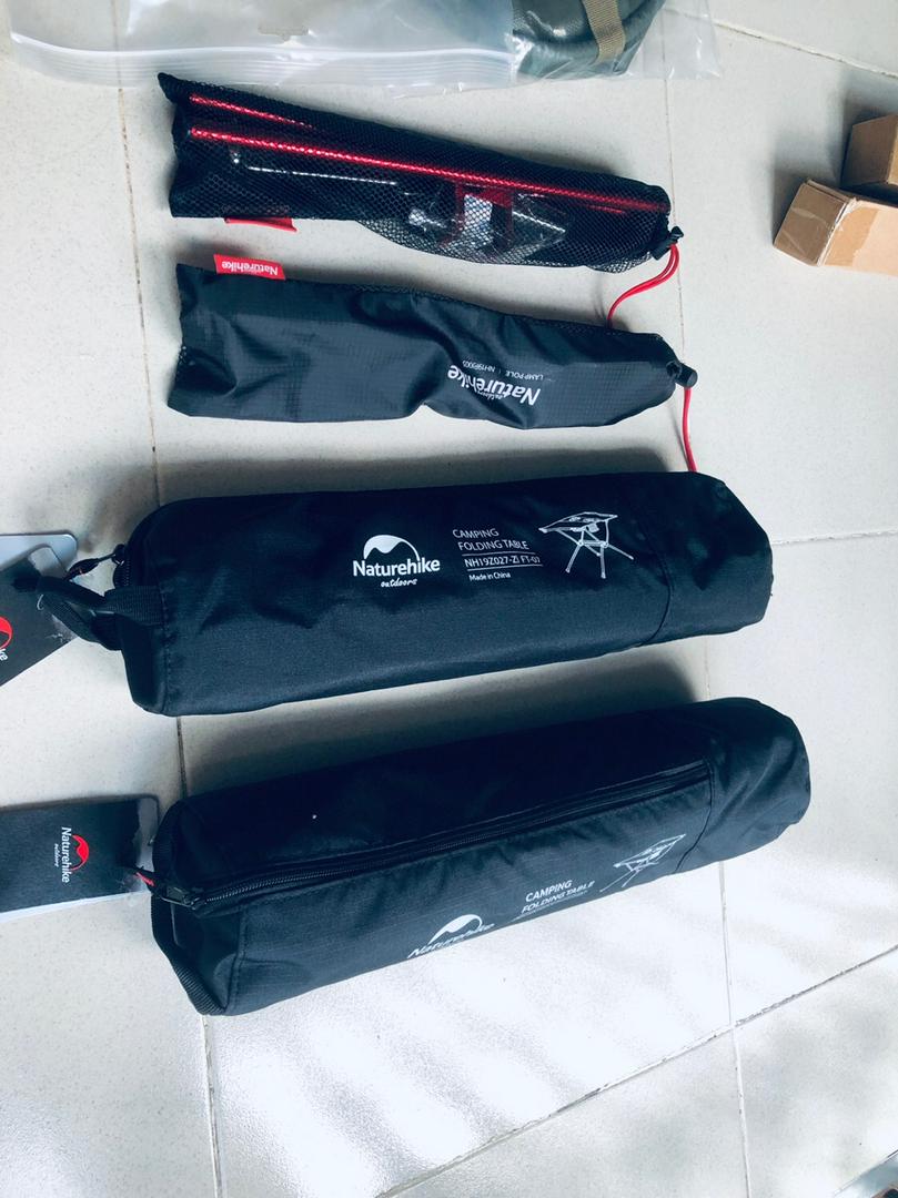 Bàn Vải Dã Ngoại Gấp Gọn NatureHike NH19Z027-Z - Bàn Cắm Trại Dễ Dàng Vệ Sinh, Tải Trọng 30kg, Thiết Kế Thông Minh