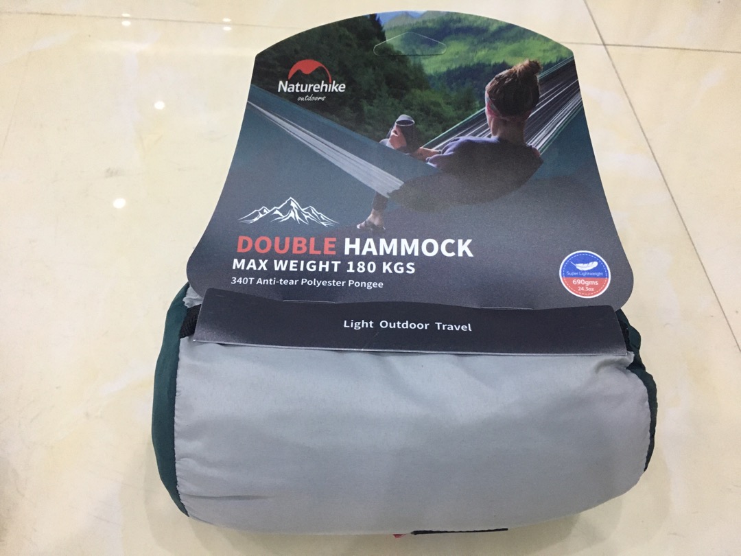 Võng Đôi Gấp Gọn Naturehike NH17D012-B Siêu Nhẹ, Chống Xé, Tải Trọng 180kg - Đồ Dùng Cắm Trại Thoải Mái, Dễ Mang Theo