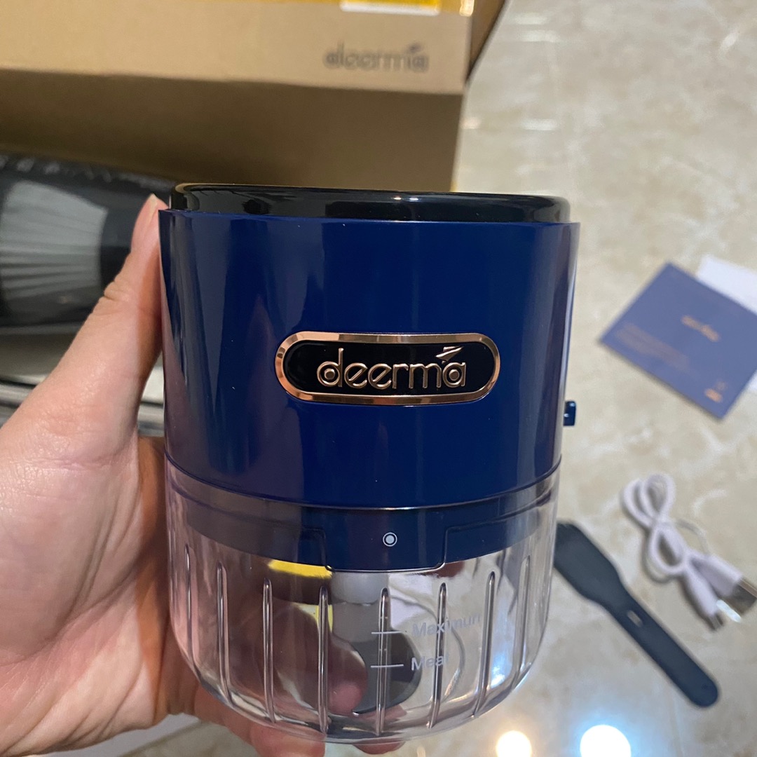 Máy Xay Nghiền Mini Đa Năng Xiaomi Deerma JS100 - Xay Gia Vị & Thịt, Thiết Kế Nhỏ Gọn, Công Suất Mạnh 40W, Pin Sạc Type-C