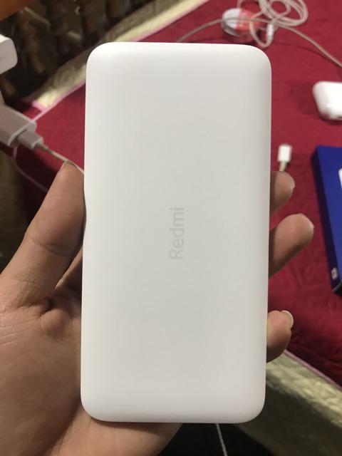 Pin Sạc Dự Phòng Xiaomi Redmi 20000mAh - Sạc Nhanh 18W, 2 Cổng USB, Thiết Kế Gọn Nhẹ, Dùng Được Trên Máy Bay