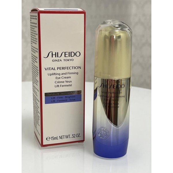 Kem dưỡng mắt Shiseido Uplifting and Firming Eye Cream - Chống lão hóa, làm sáng và săn chắc da mắt, 15ml