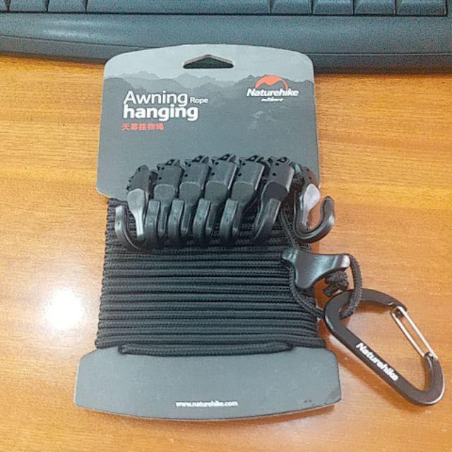 Dây Treo Đồ Đa Năng 4.3m NatureHike NH19PJ040 - Phụ Kiện Cắm Trại, Treo Đồ Nấu Ăn, Giúp Đồ Luôn Khô Ráo, Tiện Lợi Và Dễ Mang Theo