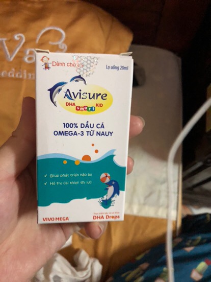 Avisure DHA Smart Kid 20ml - Bổ sung DHA tinh khiết cho trẻ sơ sinh, hỗ trợ phát triển não bộ, hệ thần kinh và thị lực, chất lượng từ Nauy.
