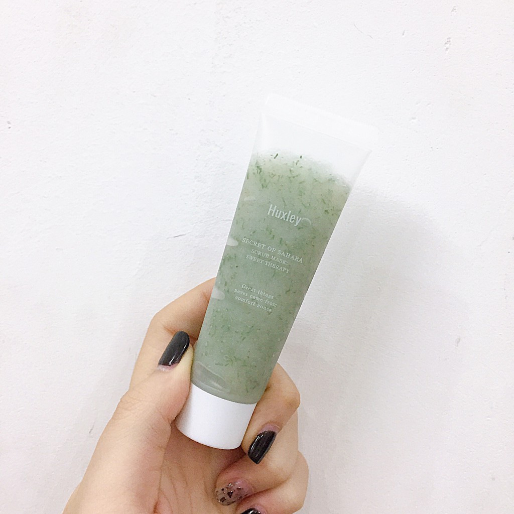 Mặt Nạ Tẩy Tế Bào Chết Huxley Scrub Mask Sweet Therapy - Dưỡng Da Từ Cây Xương Rồng Hàn Quốc, Lấy Đi Tế Bào Chết, Làm Sáng Da 120g