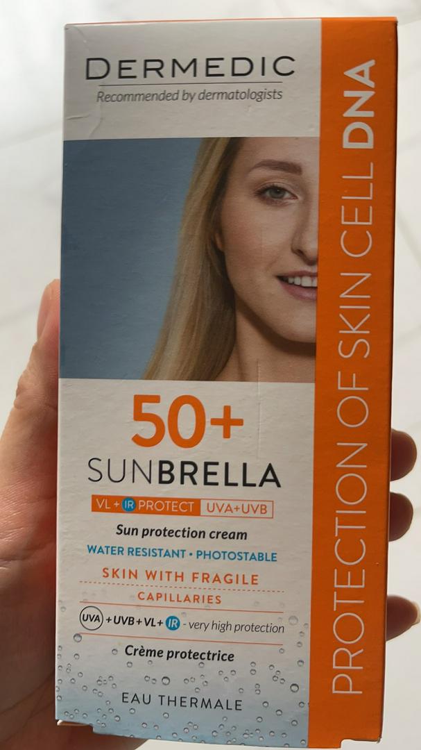 Kem Chống Nắng Dermedic Sunbrella SPF50+ Cho Da Nhạy Cảm - Bảo Vệ Tối Ưu, Chống Nắng Tích Cực và Thẩm Thấu Nhanh