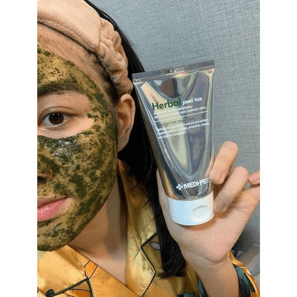 Mặt Nạ Rau Má Thải Độc Medipeel Herbal Peel Tox - Làm Dịu, Thanh Lọc Da, Ngăn Mụn, Se Khít Lỗ Chân Lông, 120ml