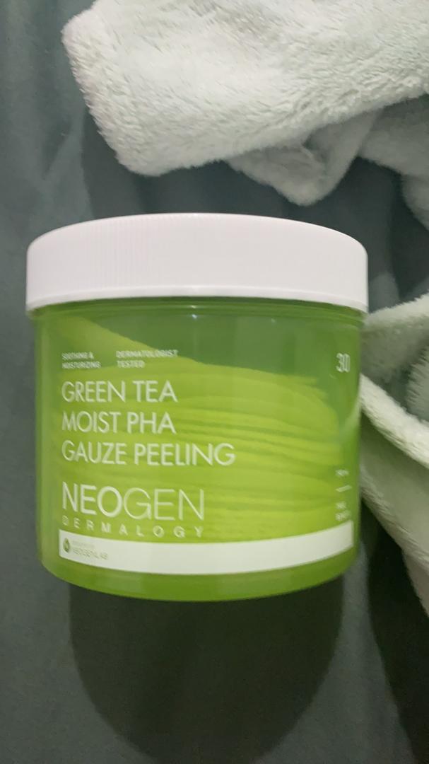 Tẩy Da Chết Neogen Dermalogy Green Tea Moist PHA - Miếng Pad Tẩy Tế Bào Chết Dưỡng Ẩm. Phục Hồi Da, Giảm Mụn, Hỗ Trợ Làm Sạch Da