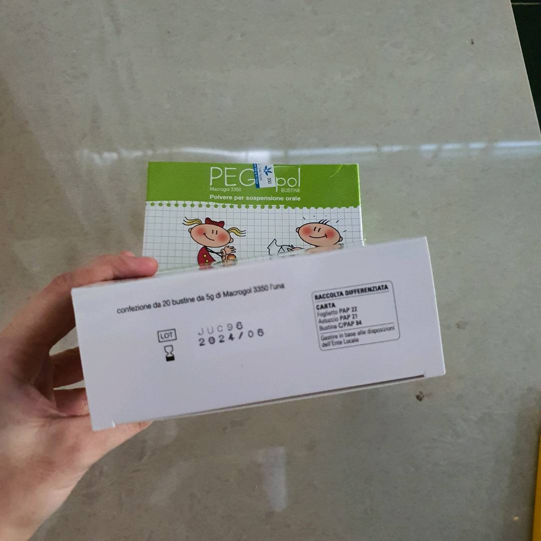 Buona PEGinpol Bột Hỗ Trợ Nhuận Tràng, Ngừa Táo Bón Cho Bé Từ 6 Tháng - Dạng Pha Uống Vị Cam Dễ Uống, An Toàn Cho Trẻ Em