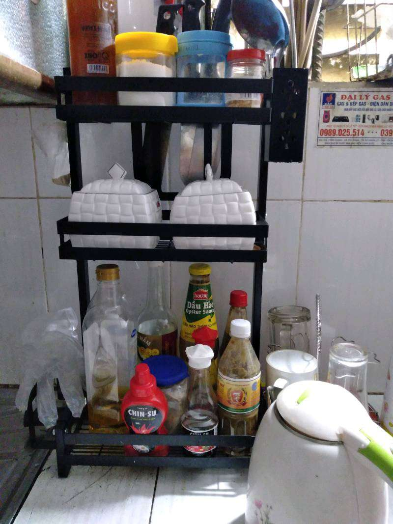Kệ Gia Vị Thông Minh Kalpen Xuất Nhật - Thiết Kế Hiện Đại Chất Lượng Cao, Đảm Bảo An Toàn Cho Căn Bếp Gọn Gàng, Sạch Đẹp