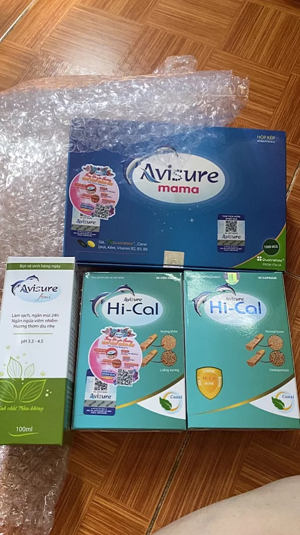 Combo Bổ Bầu Avisure Mama & Avisure Hical - Vitamin Tổng Hợp và Canxi Nano Tự Nhiên Cho Mẹ Khỏe, Con Cao Lớn