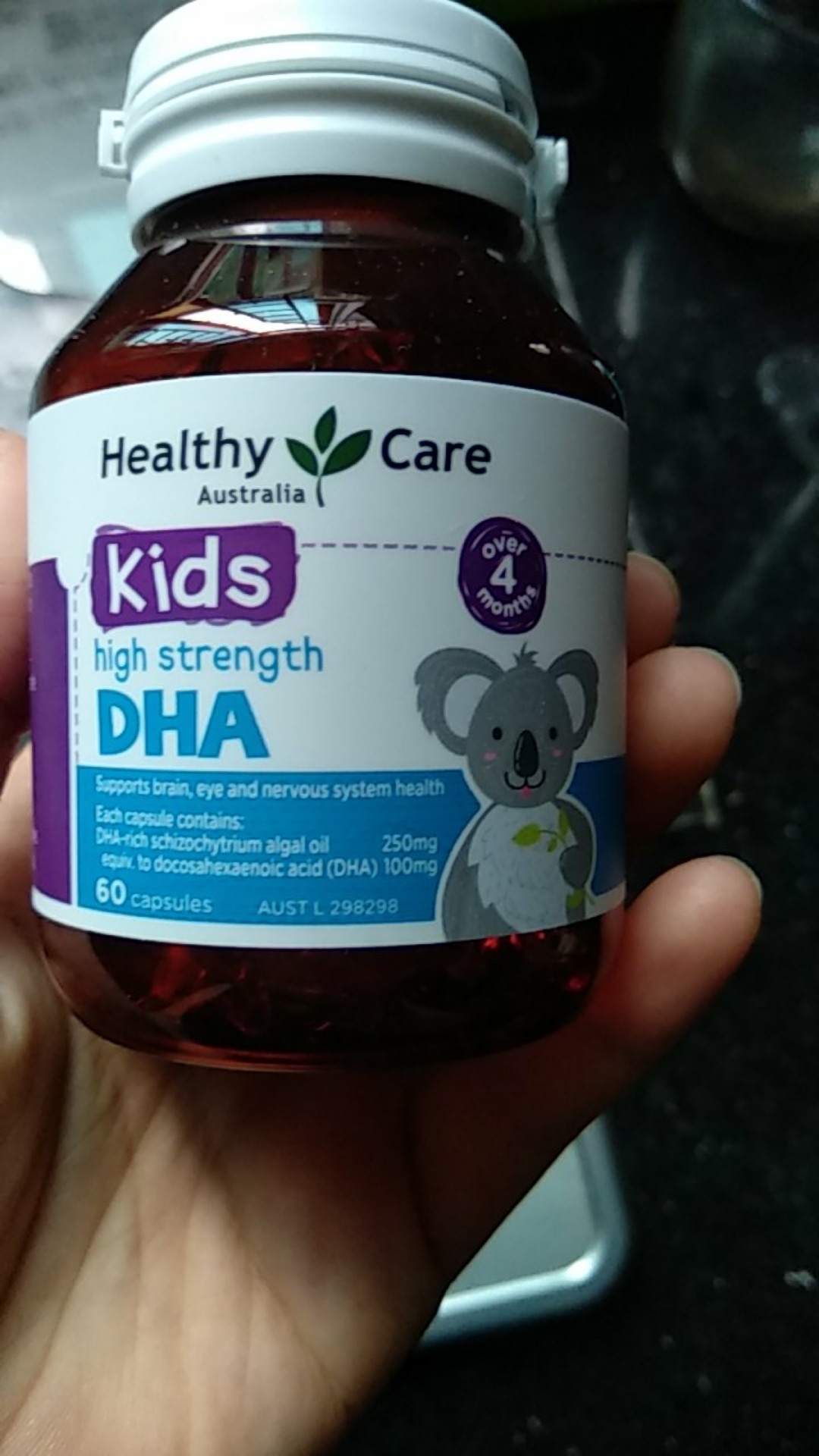 Viên bổ sung DHA Healthy Care Kid của Úc cho trẻ từ 4 tháng tuổi - Hỗ trợ phát triển não bộ và thị lực tối ưu, thơm ngon dễ uống