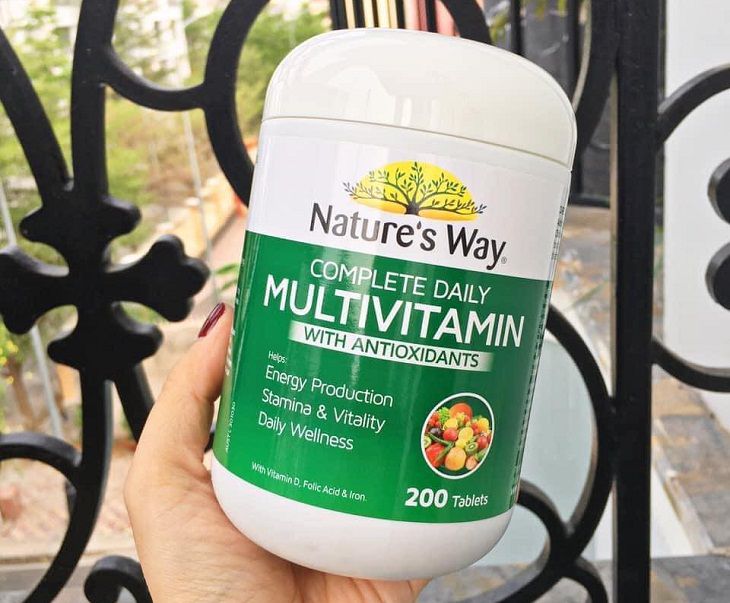 Vitamin Tổng Hợp Nature’s Way Complete Daily Multivitamin - Hỗ Trợ Đề Kháng và Năng Lượng - Hộp 200 Viên từ Úc