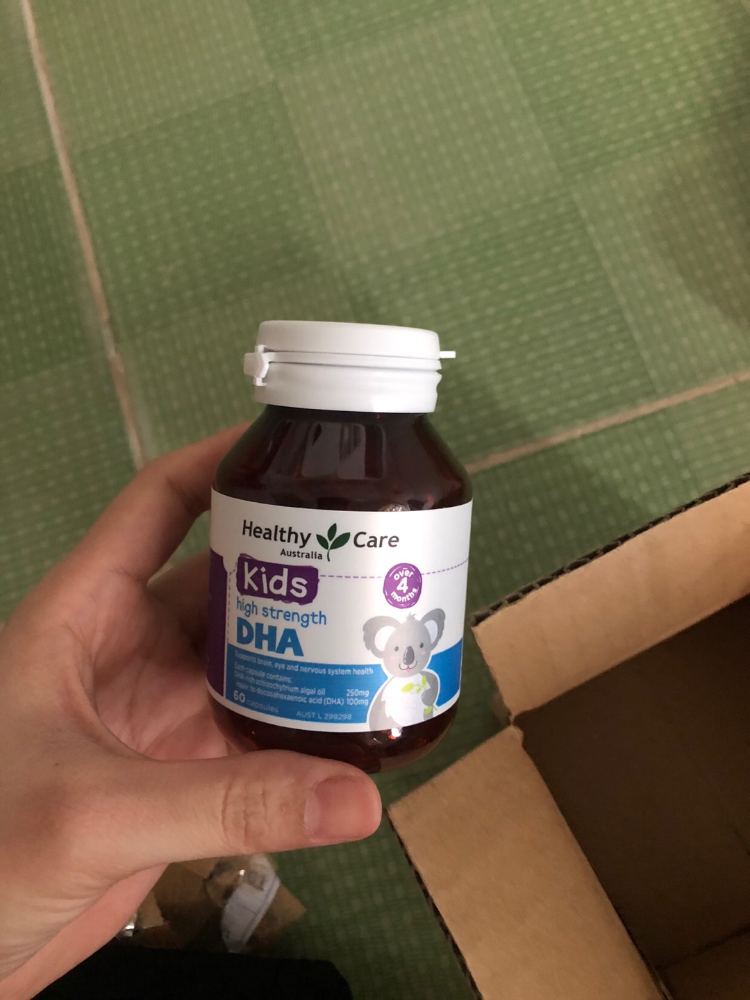 Viên bổ sung DHA Healthy Care Kid của Úc cho trẻ từ 4 tháng tuổi - Hỗ trợ phát triển não bộ và thị lực tối ưu, thơm ngon dễ uống