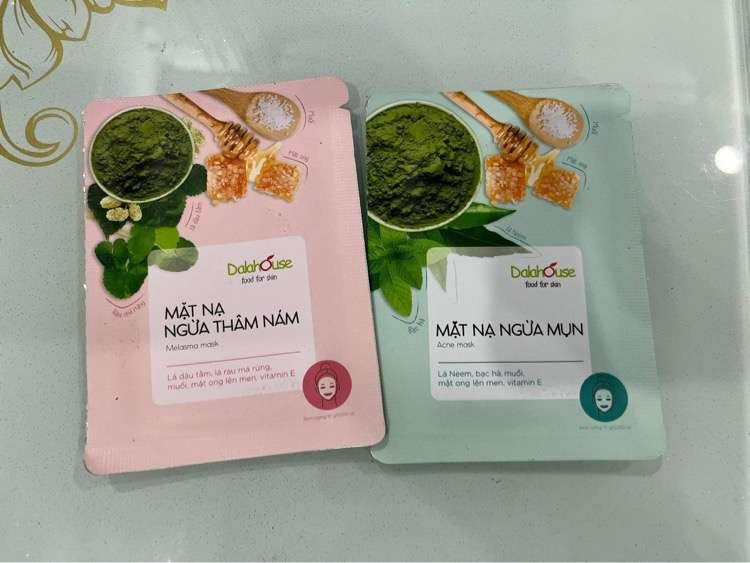 Mặt Nạ Ngừa Thâm Nám Dalahouse - Giúp Làm Sáng Da, Tái Tạo Tế Bào, Dưỡng Da Tự Nhiên (Gói 10g)