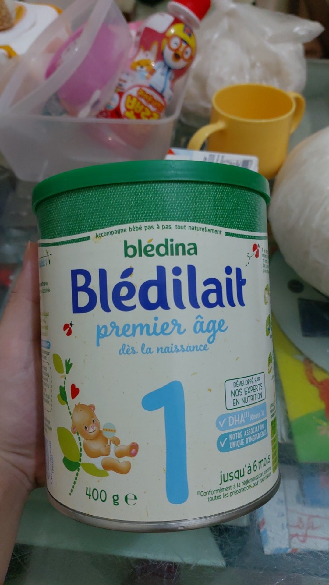 Sữa Bledilait 1 Pháp 400g, 900g cho bé 0-6 tháng tuổi - Đảm bảo dinh dưỡng, hỗ trợ phát triển trí não và miễn dịch cho trẻ sơ sinh
