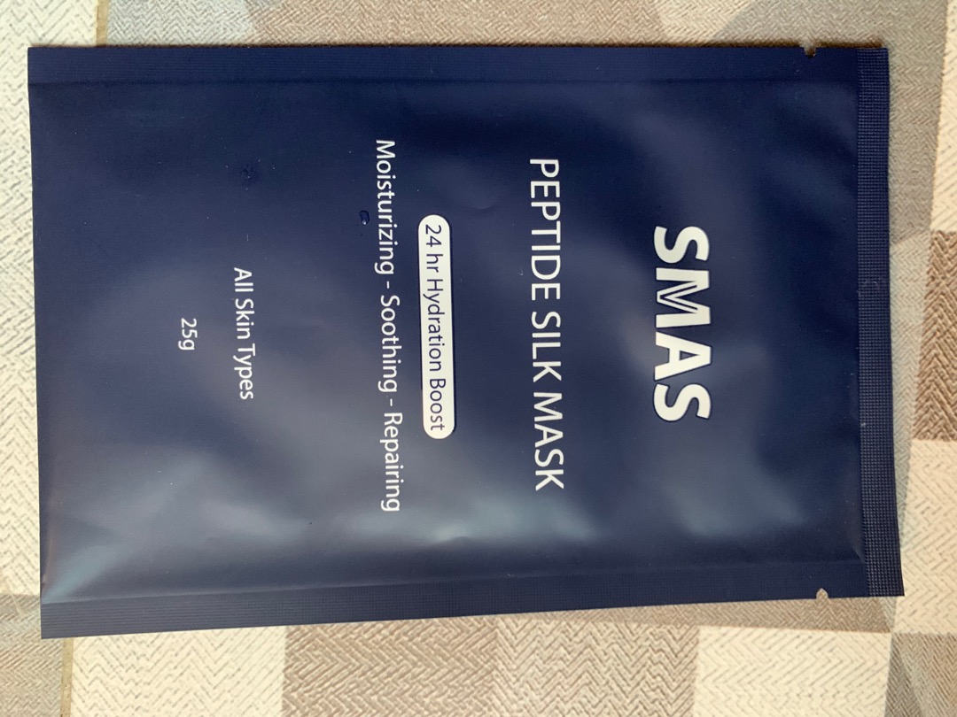 [1 miếng] Mặt Nạ SMAS Peptide Silk - Cấp Ẩm, Phục Hồi Da - Dành Cho Tất Cả Các Loại Da, Đặc Biệt Nhạy Cảm