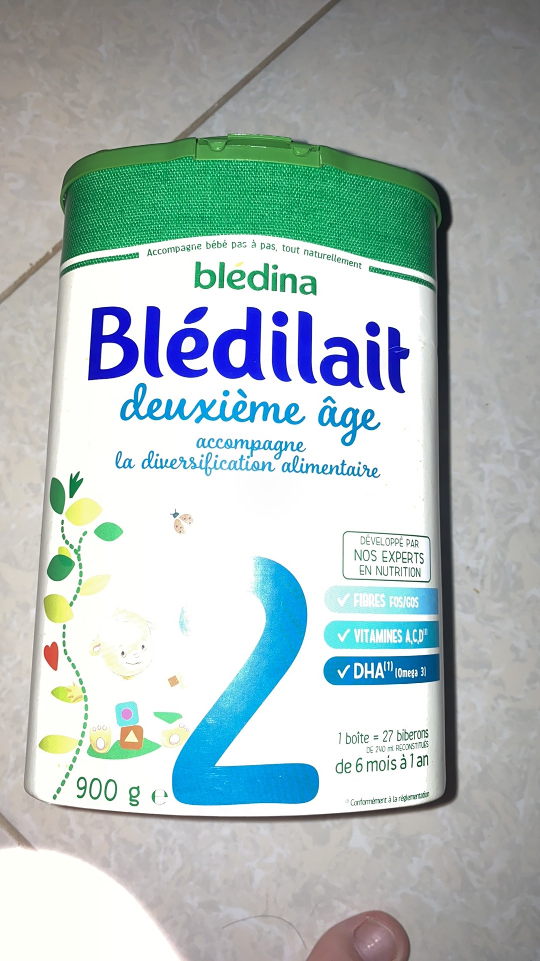Sữa Bledilait Pháp số 2 - Sữa bột dinh dưỡng cho bé từ 6-12 tháng, hỗ trợ phát triển toàn diện, dễ hấp thu, không gây táo bón, hương vị thơm ngon