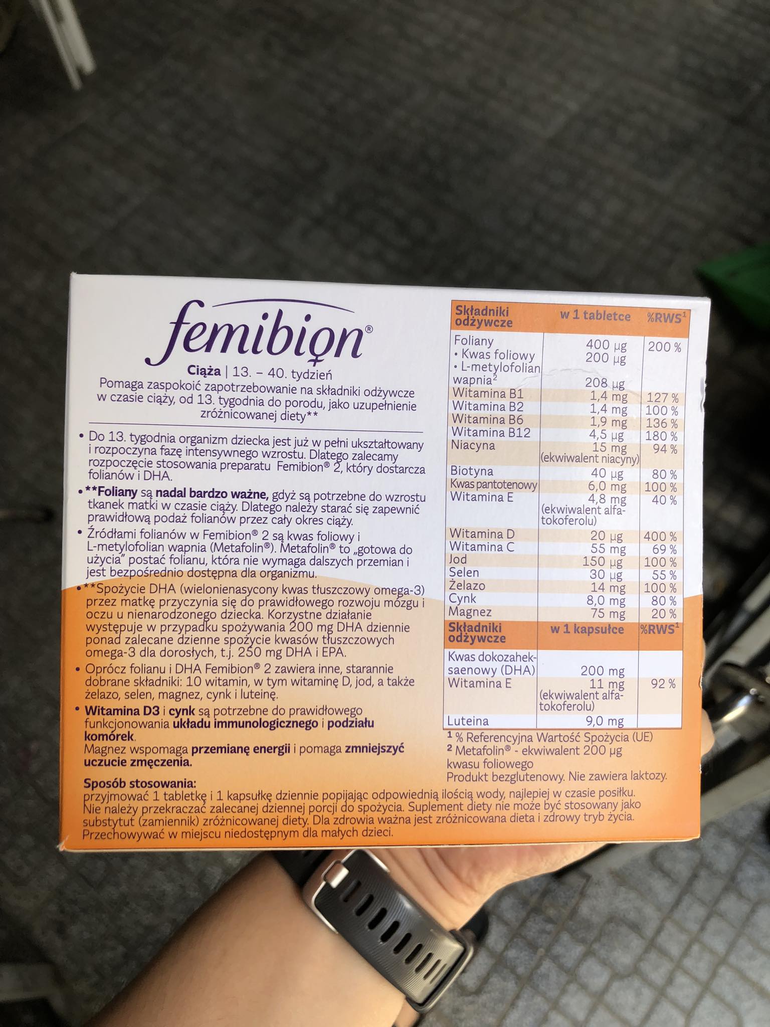 Vitamin Tổng Hợp Cho Bà Bầu Femibion Số 2 - Hỗ Trợ Phát Triển Thai Nhi và Ngăn Ngừa Dị Tật - 112 Viên Uống Chính Hãng