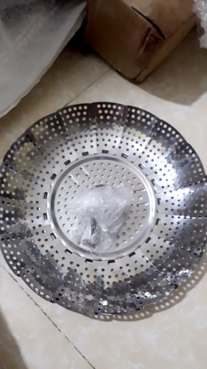 Combo 2 Vỉ Hấp Inox Xếp Gọn Đa Năng Tiện Dụng - Thiết Bị Nhà Bếp Chất Liệu Cao Cấp, Dễ Sử Dụng, Hấp Thực Phẩm Ngon Miệng