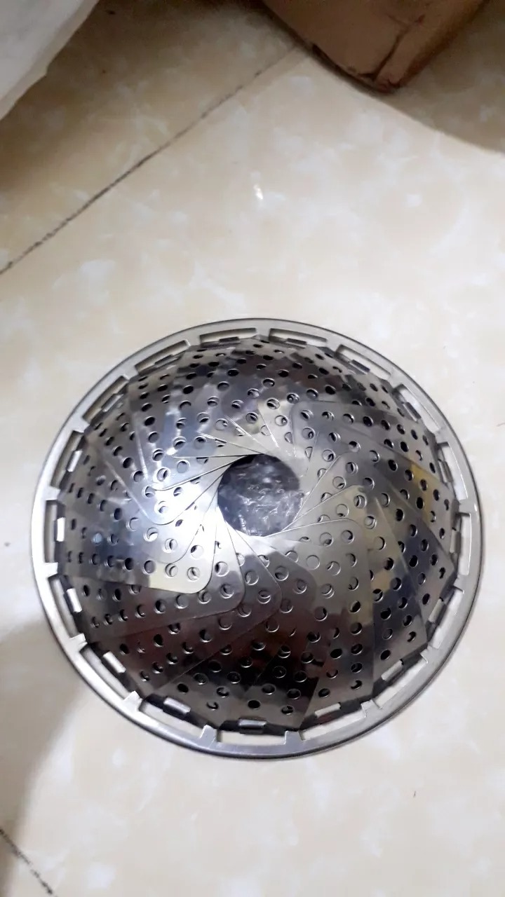 Combo 2 Vỉ Hấp Inox Xếp Gọn Đa Năng Tiện Dụng - Thiết Bị Nhà Bếp Chất Liệu Cao Cấp, Dễ Sử Dụng, Hấp Thực Phẩm Ngon Miệng