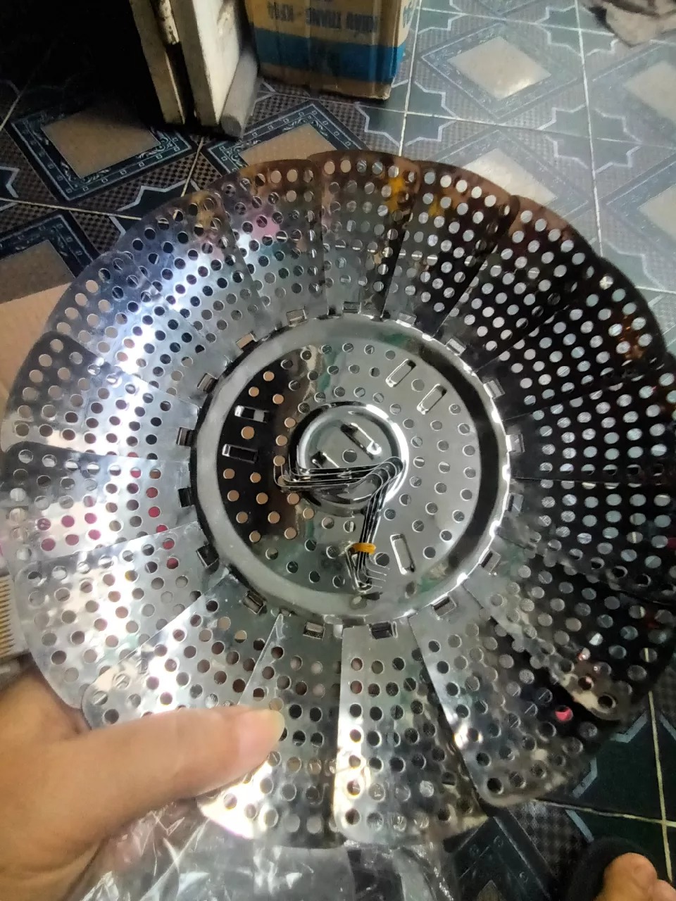 Combo 2 Vỉ Hấp Inox Xếp Gọn Đa Năng Tiện Dụng - Thiết Bị Nhà Bếp Chất Liệu Cao Cấp, Dễ Sử Dụng, Hấp Thực Phẩm Ngon Miệng