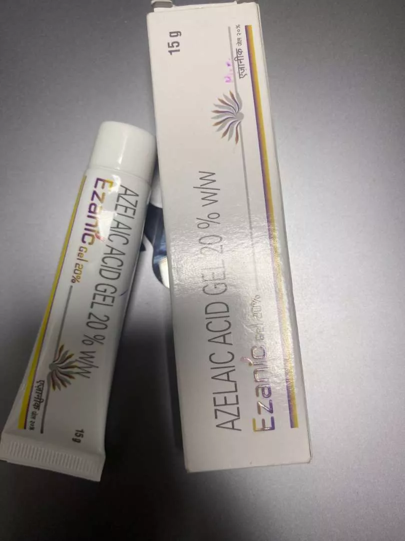 Gel Trị Mụn Ezanic 20% Azelaic Acid - Hỗ Trợ Giảm Mụn và Mờ Thâm Hiệu Quả, Dưỡng Sáng Da 15g