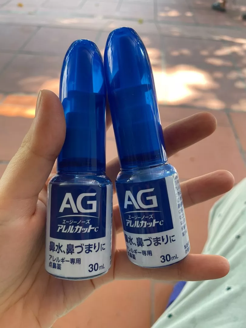 Xịt Mũi AG Nhật Bản 30ml - Hỗ Trợ Giảm Viêm Xoang, Viêm Mũi Dị Ứng, Cảm Giác Thoáng Khí Dễ Chịu