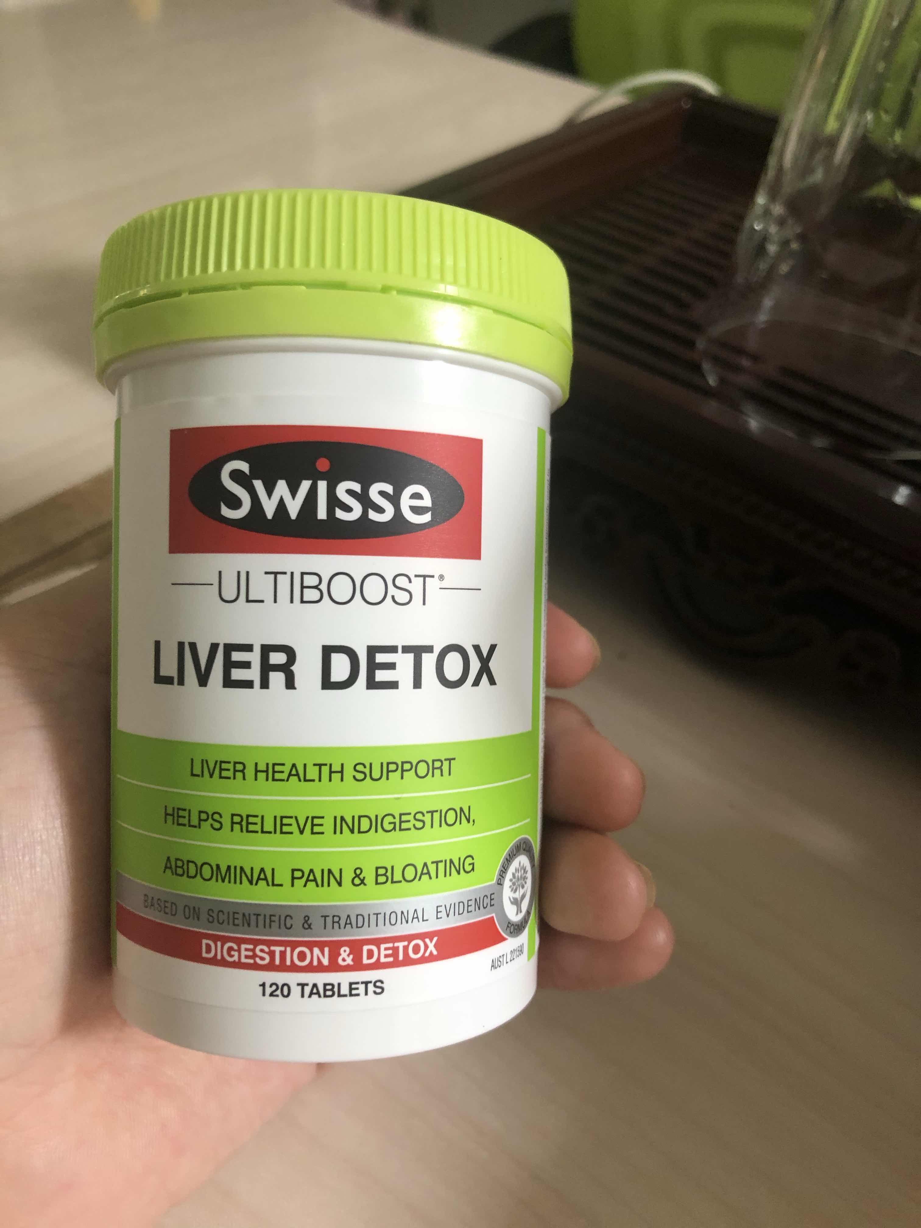 [Hàng nhập khẩu] Viên uống thải độc gan Swisse Liver Detox Úc - Hỗ trợ phục hồi chức năng gan tự nhiên, 120 viên bổ gan an toàn