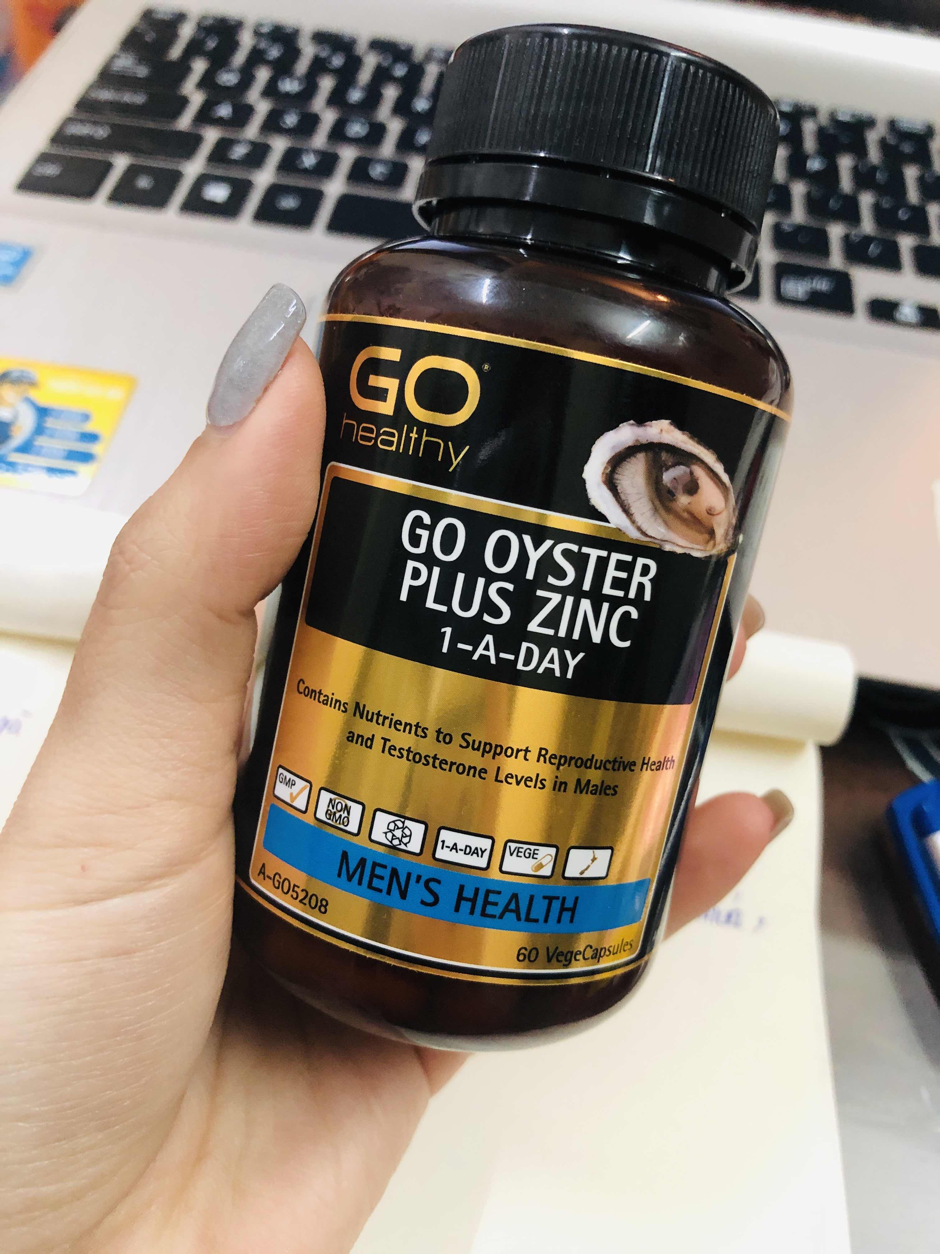 Tinh Chất Hàu Oyster Plus Zinc Goodhealth 60 Viên - Hỗ Trợ Tăng Cường Sinh Lý Nam Giới Hiệu Quả từ Úc