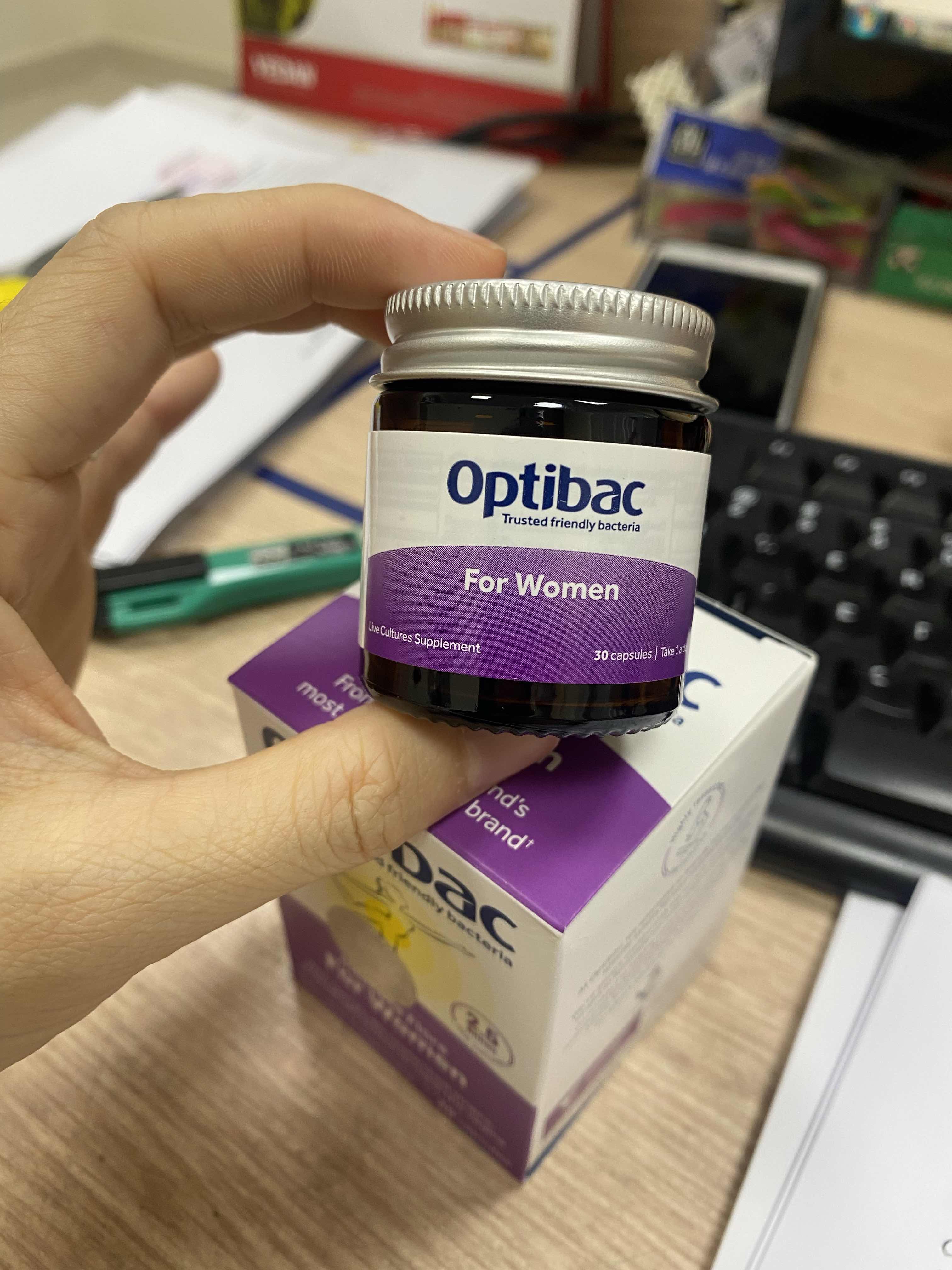 Men Vi Sinh OptiBac Probiotics Tím Chính Hãng Từ Anh - Hỗ Trợ Sức Khỏe Phụ Khoa Cho Nữ