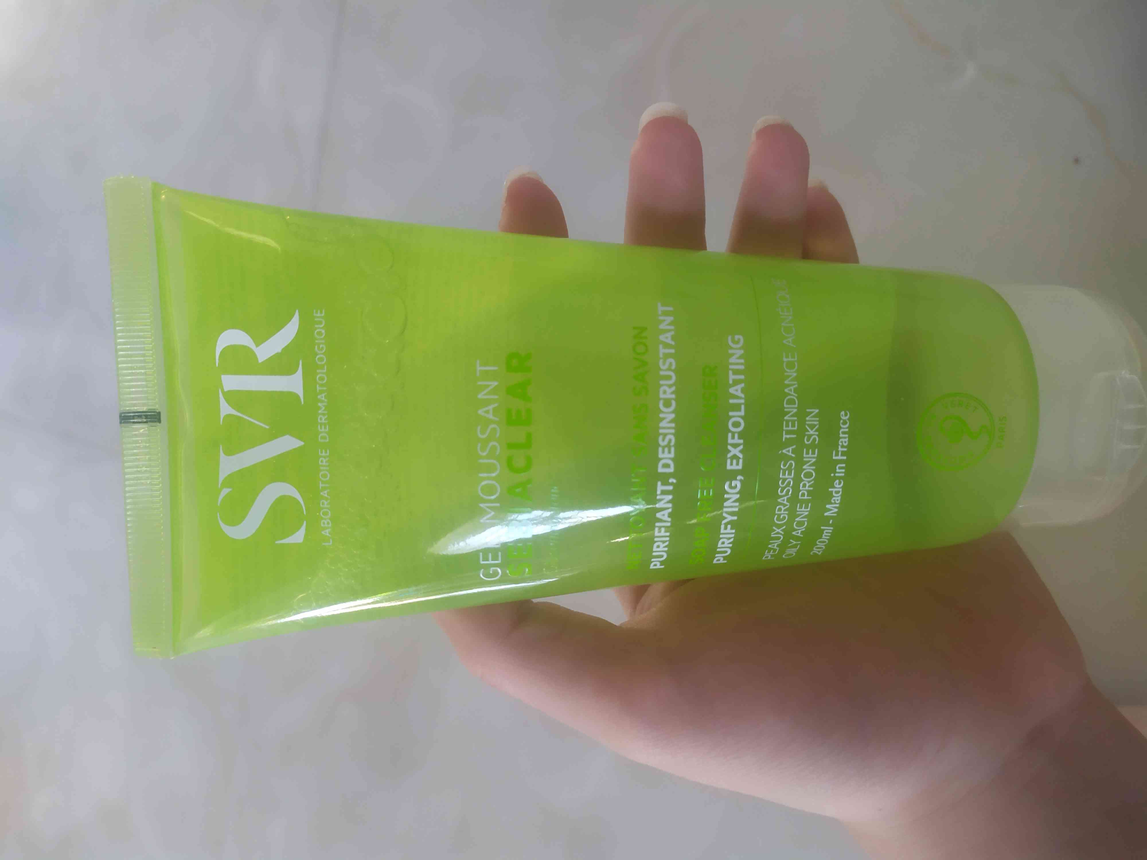 Sữa Rửa Mặt SVR Sebiaclear Gel Moussant 200ml - Dầu Mụn, Nhạy Cảm, Làm Sạch Dịu Nhẹ, Chống Thấm Nước, Không Xà Phòng