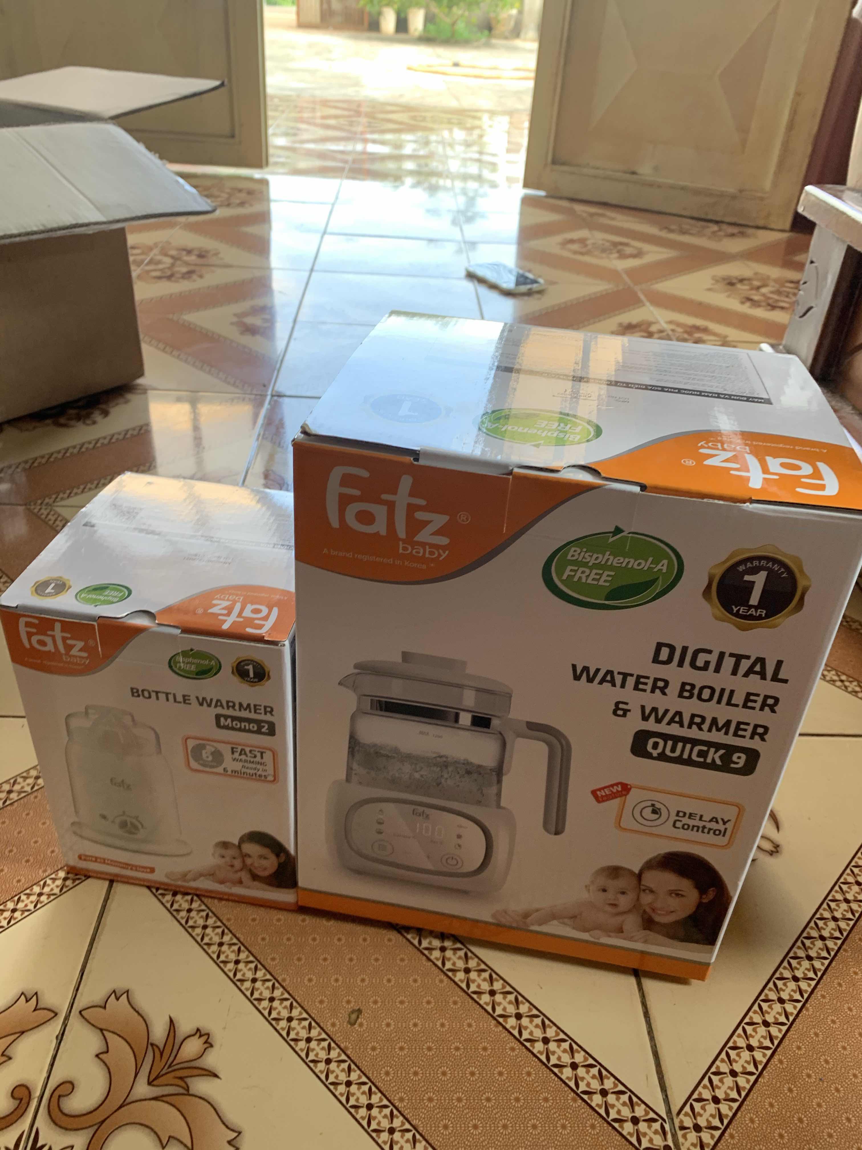 Máy hâm sữa FatzBaby FB3002SL 4 chức năng - Tiệt trùng, giữ nóng, hâm sữa, vắt cam cho bé - Sản phẩm tiện lợi cho mẹ và bé
