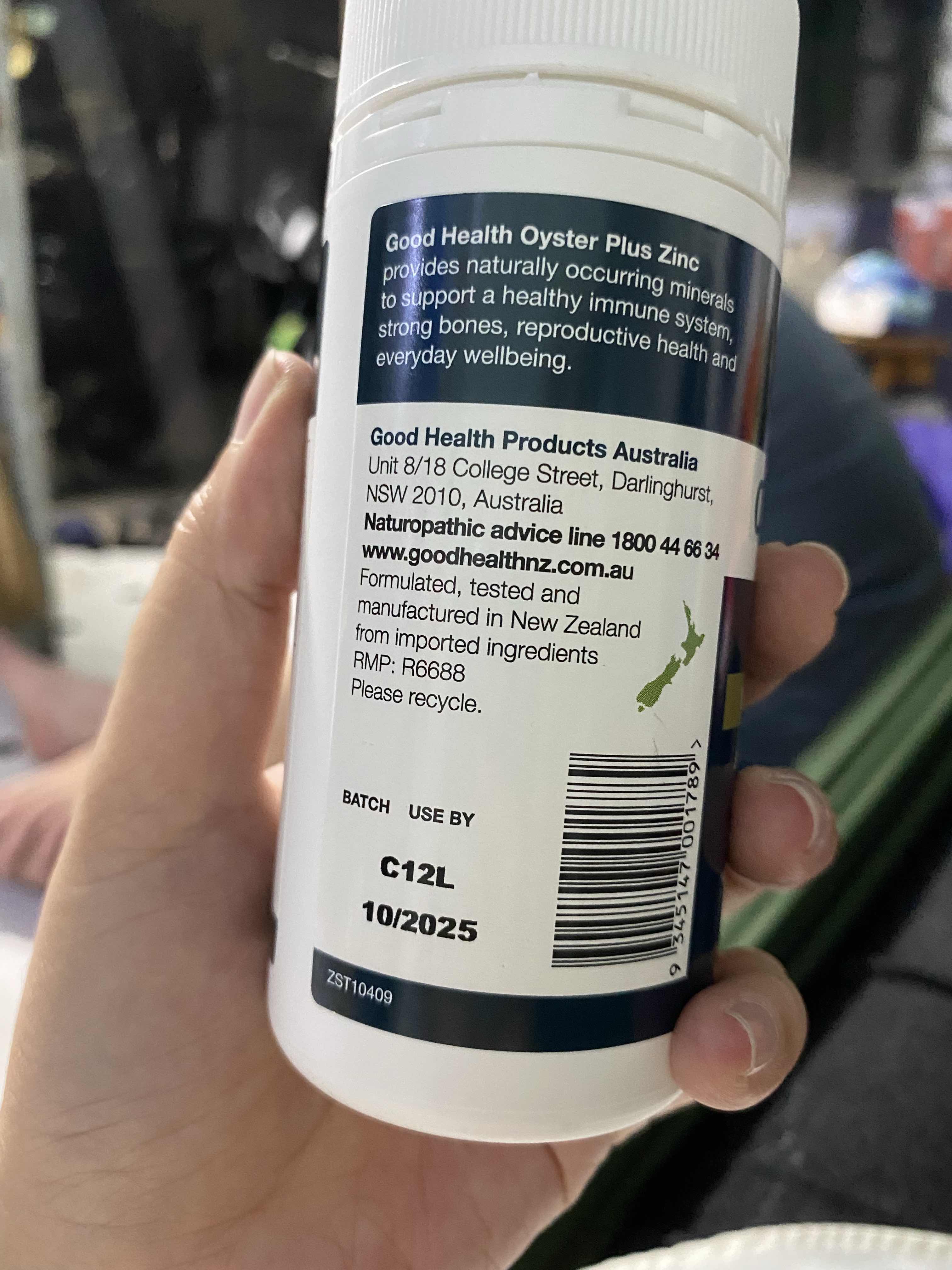 Tinh Chất Hàu Oyster Plus Zinc Goodhealth 60 Viên - Hỗ Trợ Tăng Cường Sinh Lý Nam Giới Hiệu Quả từ Úc