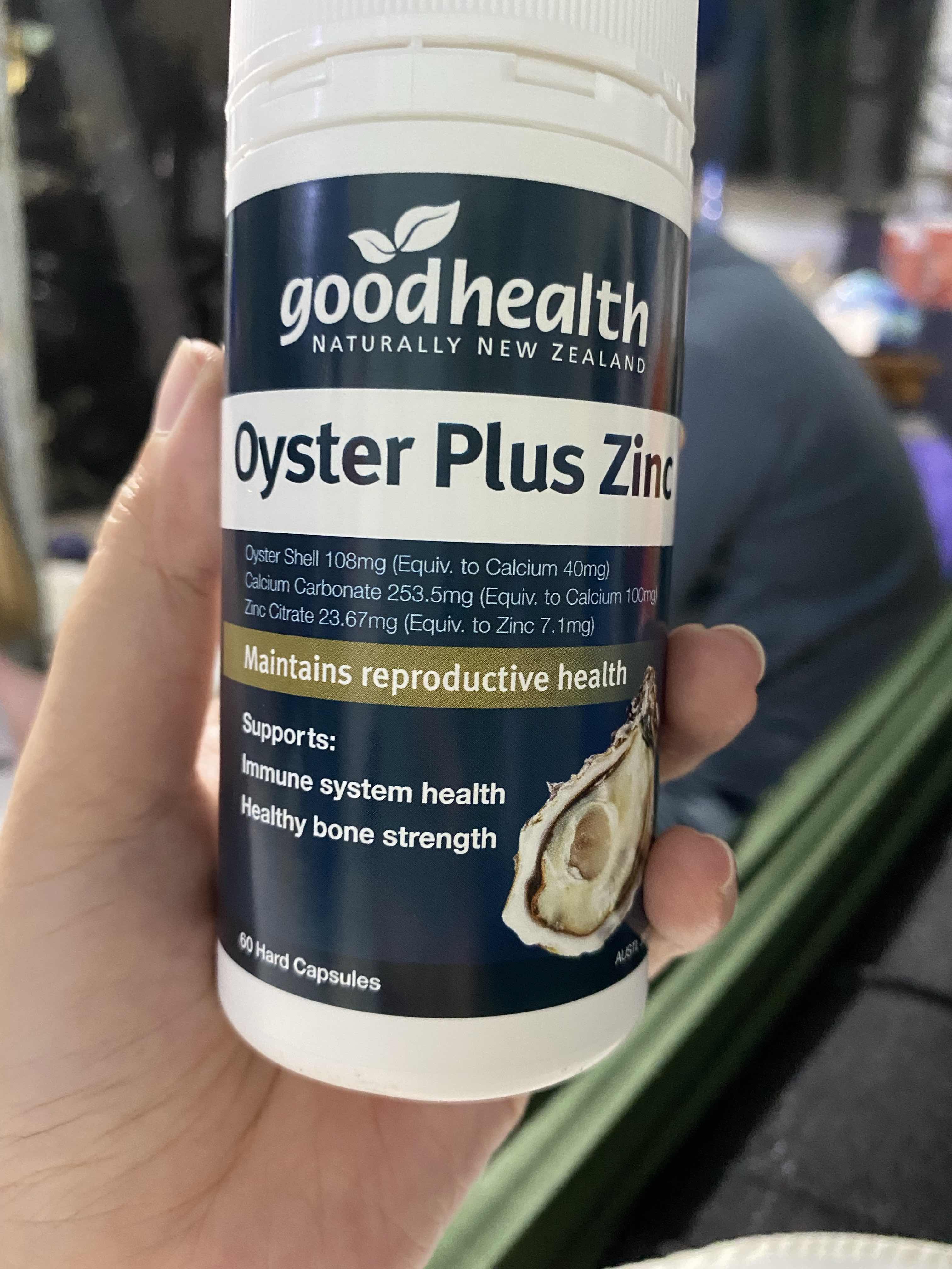 Tinh Chất Hàu Oyster Plus Zinc Goodhealth 60 Viên - Hỗ Trợ Tăng Cường Sinh Lý Nam Giới Hiệu Quả từ Úc