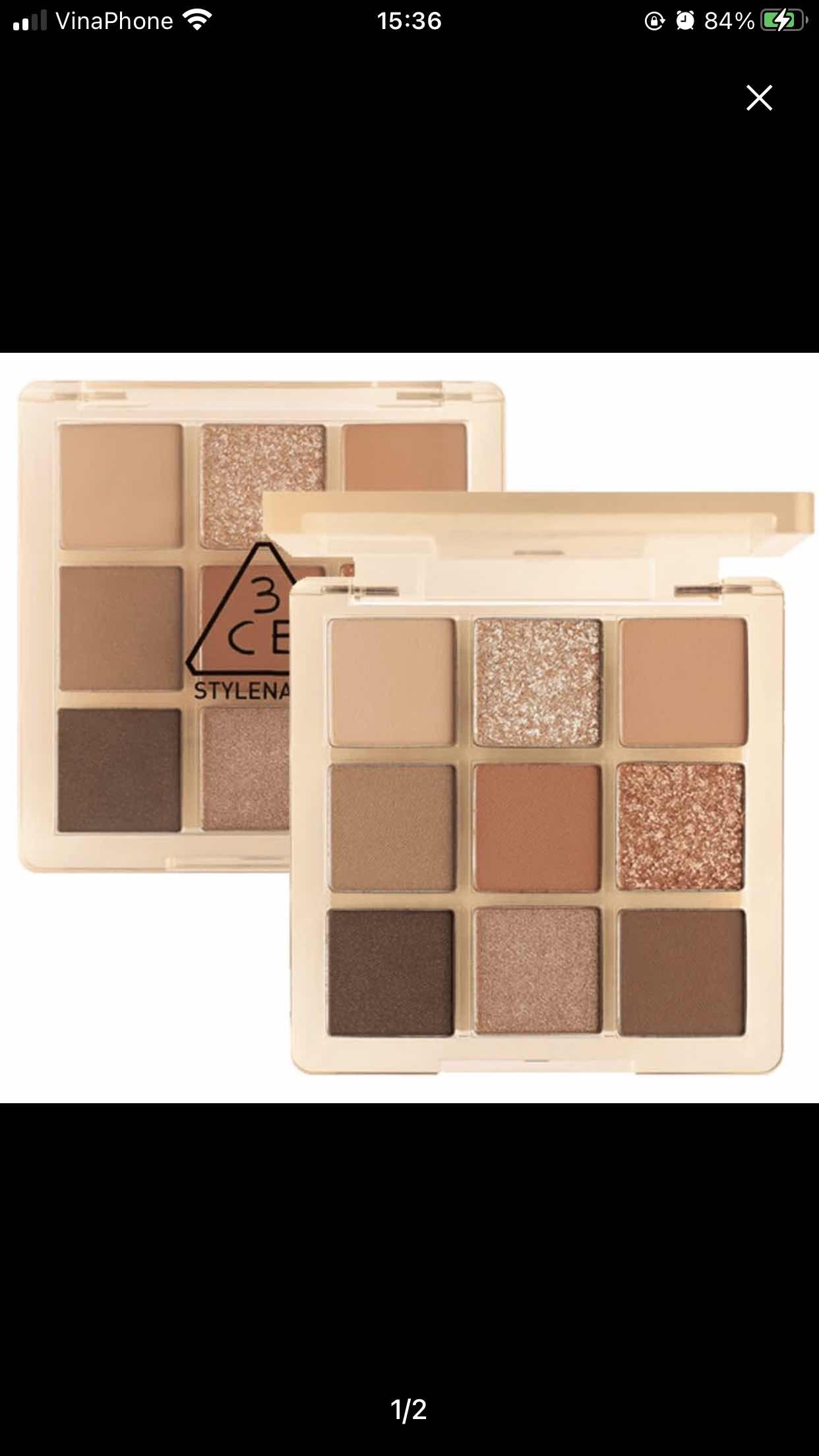Bảng Phấn Mắt 3CE Multi Eye Color Palette - MY MOVES Butter Cream, 9 Màu Đa Dạng Tạo Kiểu Makeup Quyến Rũ, Phấn Trang Điểm Hàn Quốc