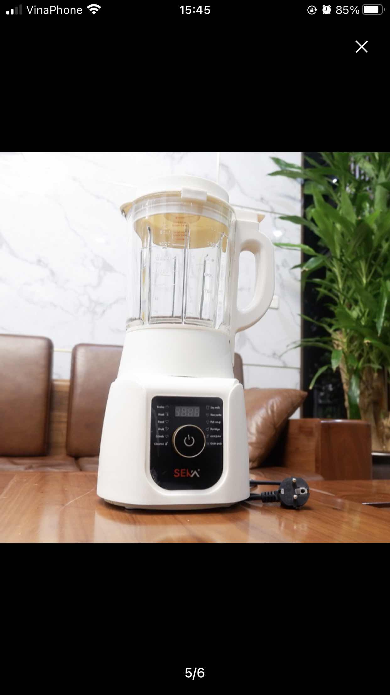 Máy làm sữa hạt Seka E300 12 chế độ xay nấu - Dung tích 1.75L, tiện lợi cho sức khỏe, chất liệu thủy tinh bền đẹp, bảo hành 12 tháng