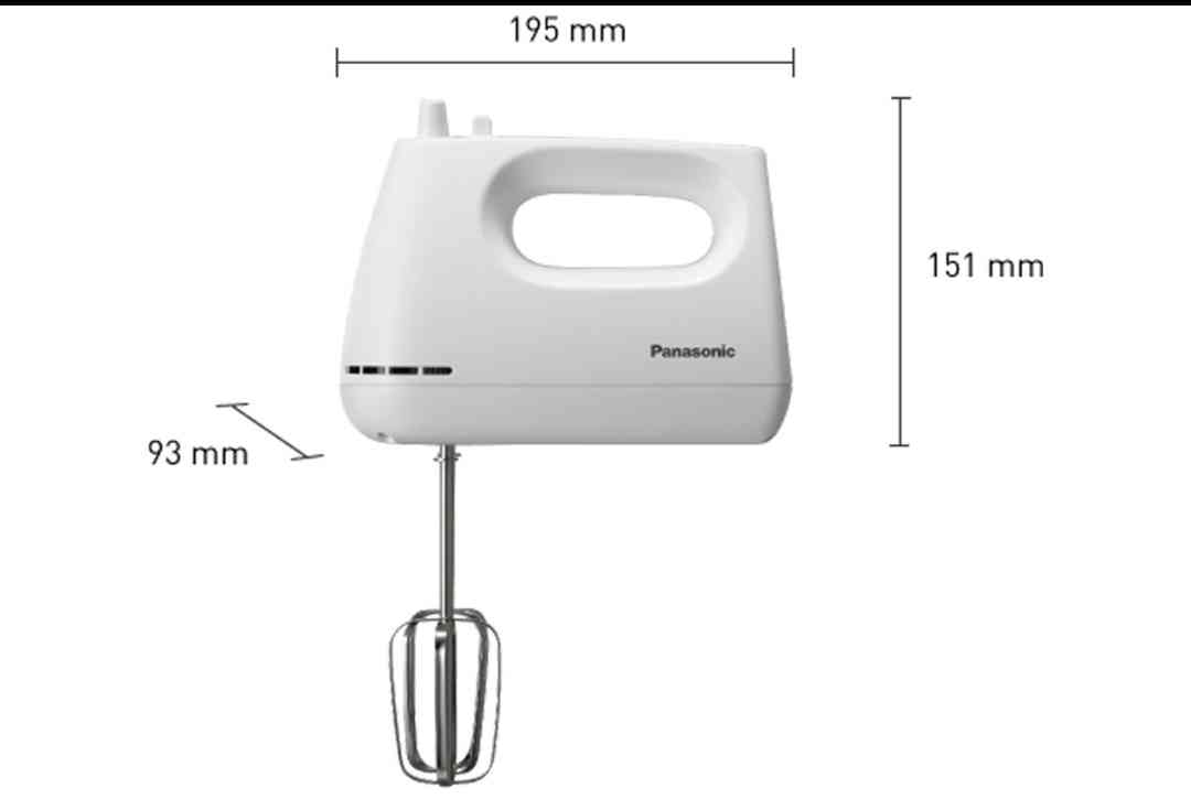 Máy Đánh Trứng Panasonic MK-GH3WRA - Thiết Kế Gọn Đẹp, 5 Tốc Độ, Công Suất 175W, Bền Bỉ, Thích Hợp Mọi Không Gian Bếp