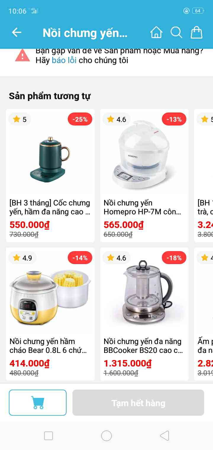 Nồi Chưng Yến Bennix BN07SLC 0.7L Cao Cấp - Nấu Cháo, Làm Sữa Chua, Giữ Ấm, Công Suất 200W, Chất Liệu Nhựa PP, Đế Cao Su Chống Trượt