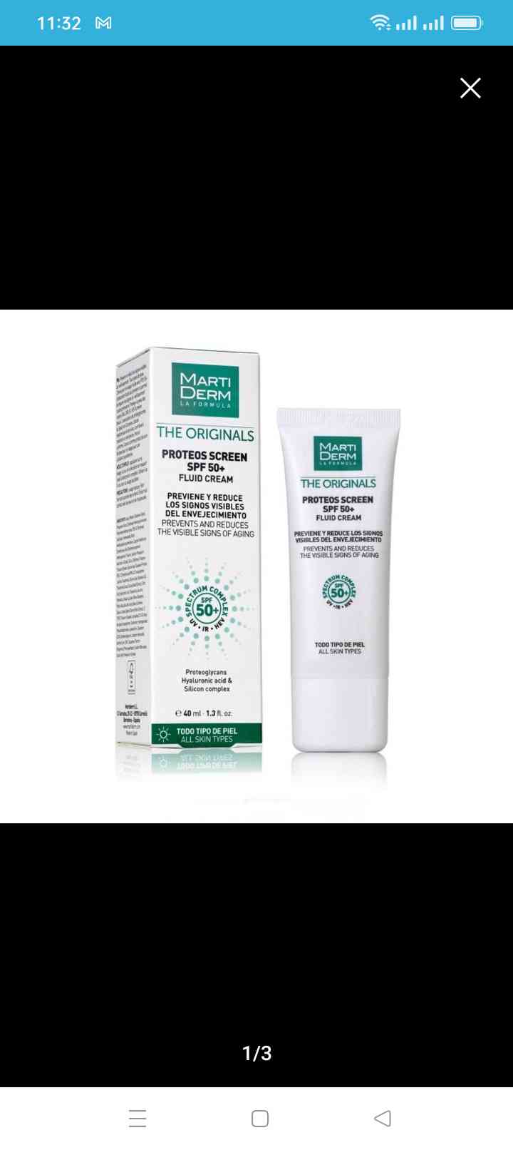 Kem chống nắng MartiDerm Proteos Screen SPF50+ - Ngừa nám, Chống nắng phổ rộng, Dưỡng da, 40ml, An toàn cho mọi loại da