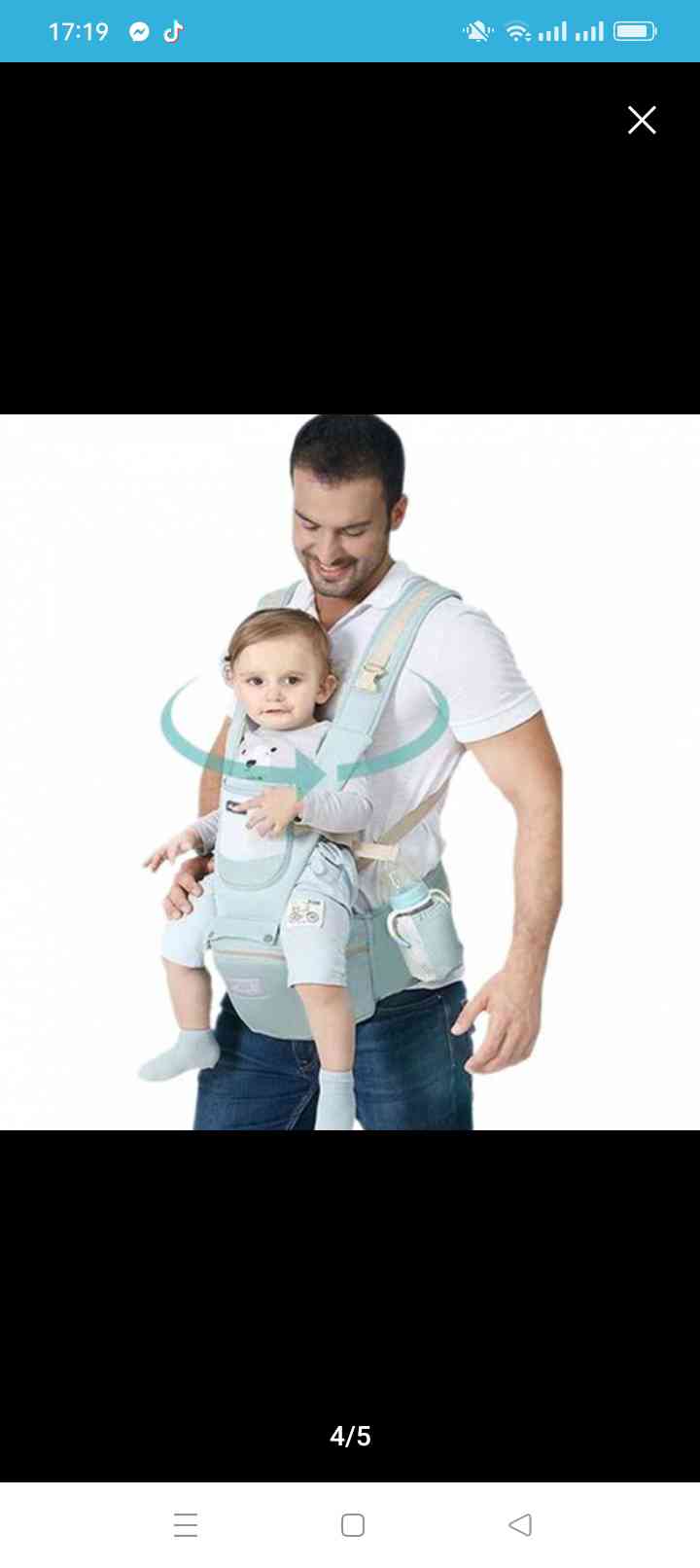 Địu ngồi em bé Aixintu đa năng - Địu chống gù cho trẻ sơ sinh đến 3 tuổi, chất liệu cotton thoáng mát, nhiều tư thế thoải mái