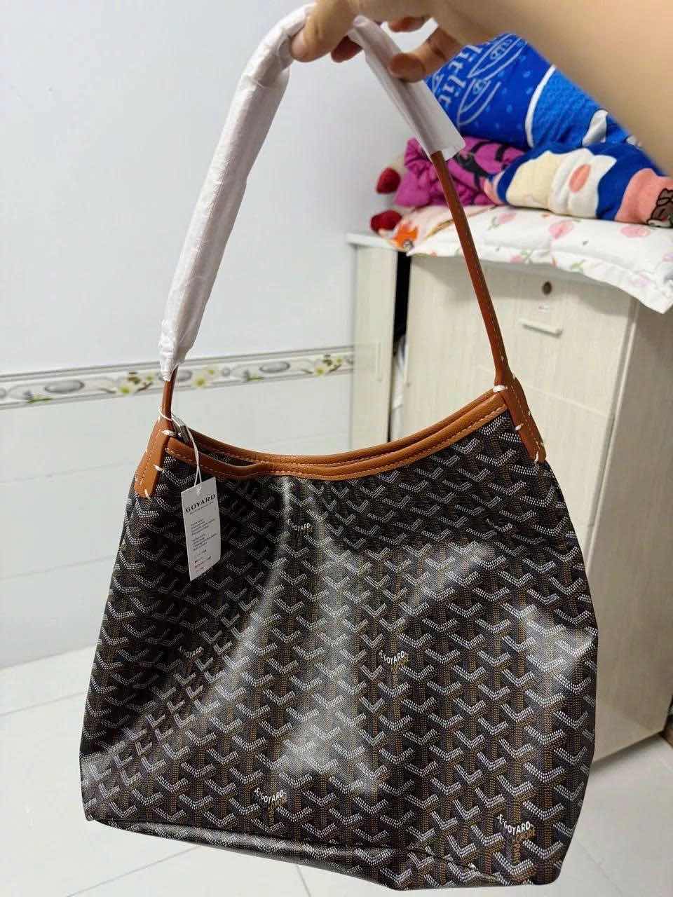Túi Hobo Goya Công Sở Cao Cấp Size Miệng 40cm Đáy 34cm Kèm Ví - Túi Du Lịch Thanh Lịch Cho Nàng Trẻ Trung