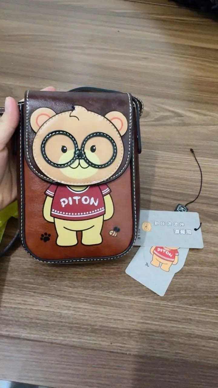 Túi Đeo Chéo Nữ Bill Bear Mini Dễ Thương - Thiết Kế Thời Trang Cao Cấp, Đựng Điện Thoại, Phù Hợp Khi Đi Chơi, Dã Ngoại