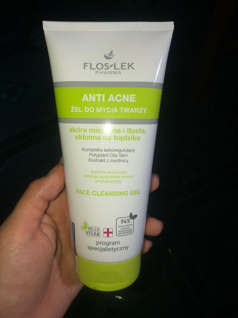 Sữa Rửa Mặt Floslek Anti Acne cho Da Dầu Mụn - Gel Làm Sạch Sâu Ngăn Ngừa Mụn, Kháng Viêm, Dưỡng Ẩm 200ml